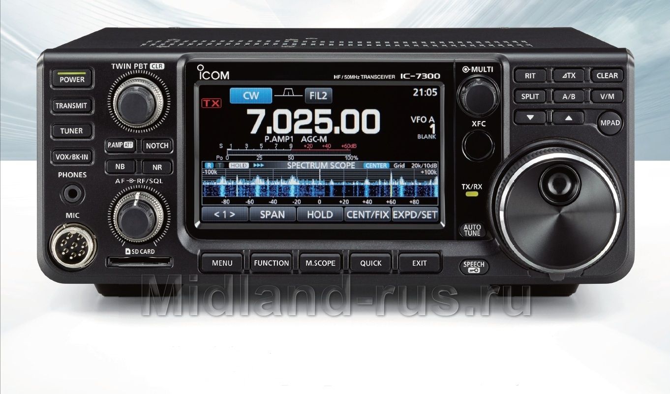 Трансивер Icom IC-7300 купить по выгодной цене в Москве и Санкт